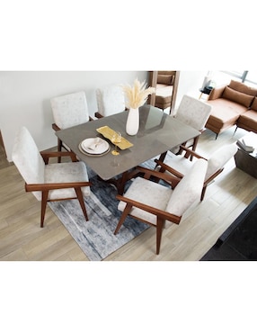 Comedor Vaniglam para 6 personas de mármol