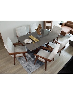 Comedor Vaniglam para 6 personas de mármol
