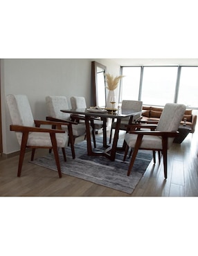 Comedor Vaniglam para 6 personas de mármol