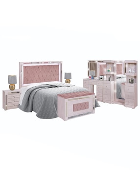 Set Recámara Kessa Melany de MDF