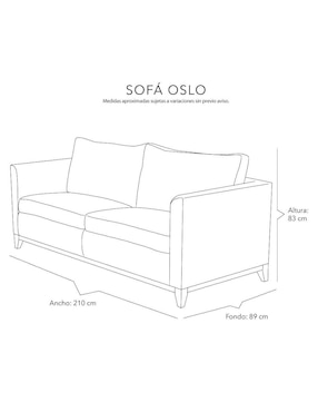 Sofá Oslo Dicasa