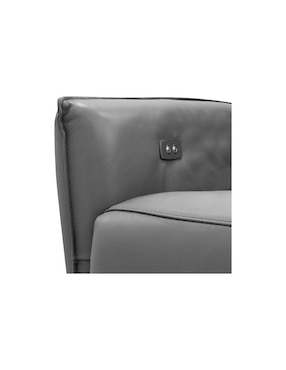 Reclinable Bianchi Blue Room de piel