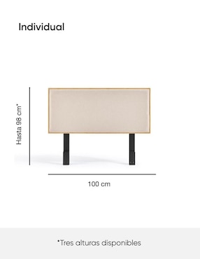 Cabecera Luuna Mix & Match Luuna de madera