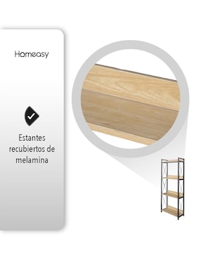 Librero Minimalista Homeasy de MDF