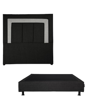 Set Recámara Dicasa Bora Box de madera pino