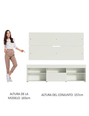 Mueble de tv Miami Madesa de MDP