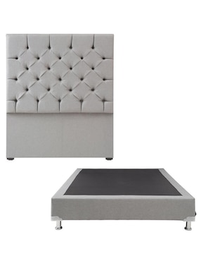 Set Recámara Dicasa Capri Box Vail de madera pino