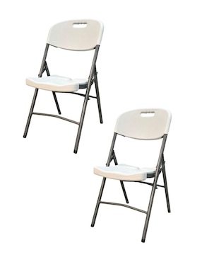 Silla plegable 2 piezas Shorbull de plástico