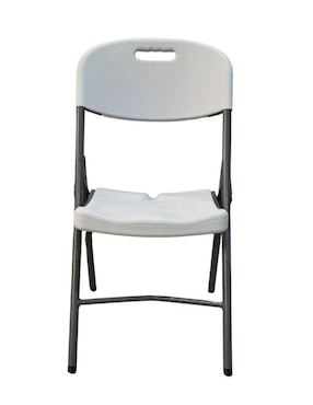 Silla plegable Blanca Shorbull de plástico