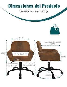 Silla escritorio Ross KD Furniturer