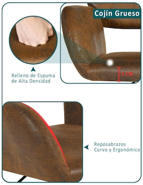 Silla escritorio Ross KD Furniturer