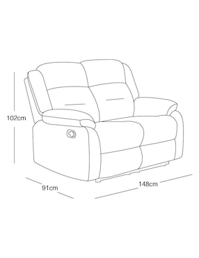 Love seat Moblum Kaipu