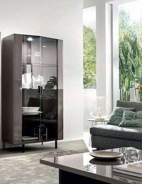 Vitrina Olimpia Alf Italia de chapa madera eucalipto