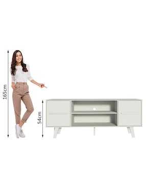 Mueble de tv armable Copenhagen Madesa