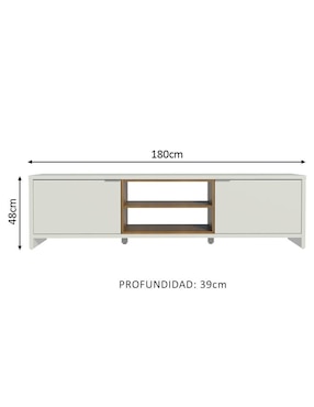 Mueble de Tv armable Metz Madesa de MDP