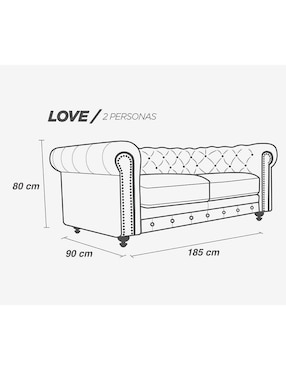 Love seat Confortopiel