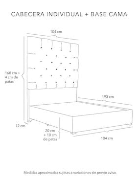 Cama Capri Dicasa de madera