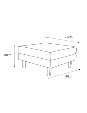 Taburete Sochic de madera