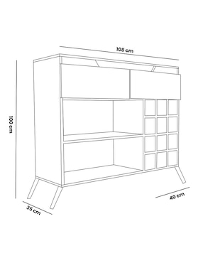Credenza Hogar Hogare de melamina