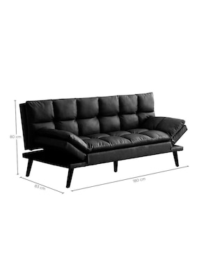Sofá cama Minimalista Vanlig de vinipiel