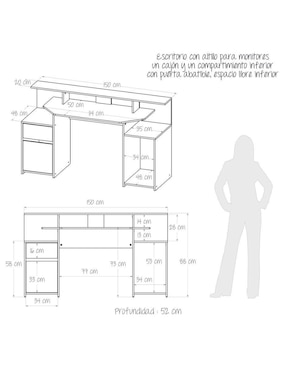 Escritorio Maderkit de MDP