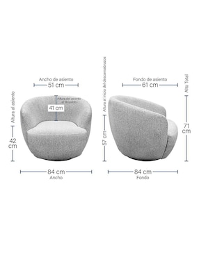Sillón Biarritz Brum
