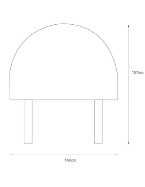 Cabecera Eclipse Sochic de madera pino