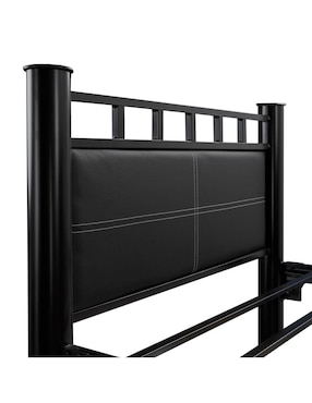 Cama doble Cruzze Atlas Del Descanso de metal individual