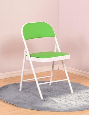 Silla plegable 4 piezas Ilios Innova de acero y vinipiel