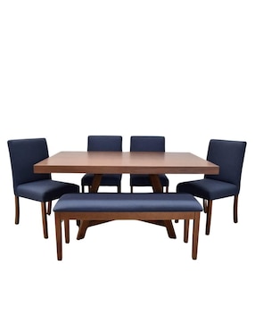 Comedor Canela Tikan para 6 personas