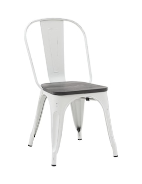 Juego de sillas 4 piezas Tolix Vanlig de acero