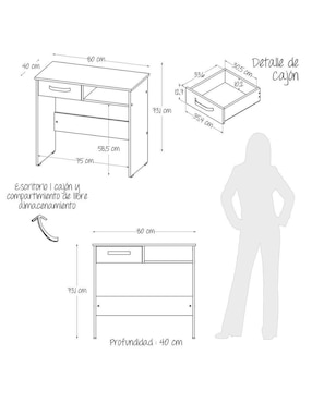 Escritorio Maderkit de MDP