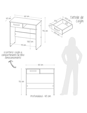 Escritorio Maderkit de MDP