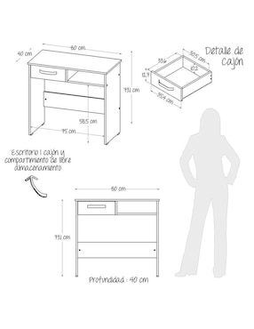 Escritorio Maderkit de MDP