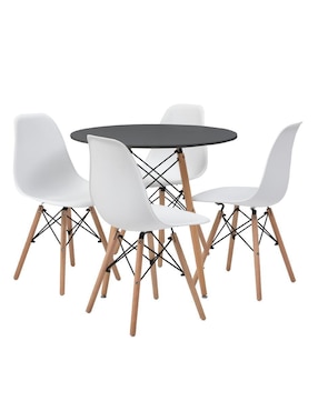 Comedor Chad-Oslo Sochic Para 4 Personas De MDF