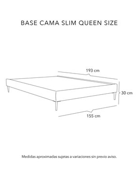 Base para cama Dicasa de madera pino