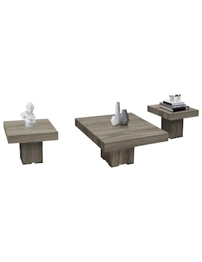 Juegos de mesas para sala Kessa de madera