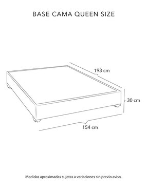 Base para cama Dicasa de madera pino