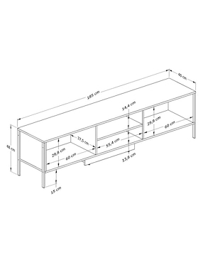 Mueble de tv Playcon