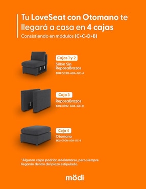 Love seat Modi Sofa Adapti