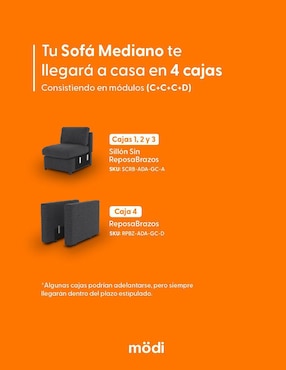 Sofá Adapti Modi Sofa de poliéster