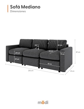 Sofá Adapti Modi Sofa de poliéster
