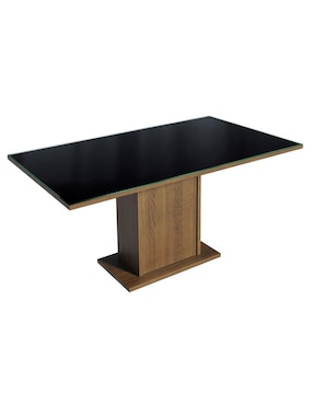 Comedor Alexis Madesa para 6 personas de cristal