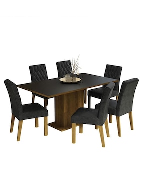 Comedor Hanna Madesa para 6 personas