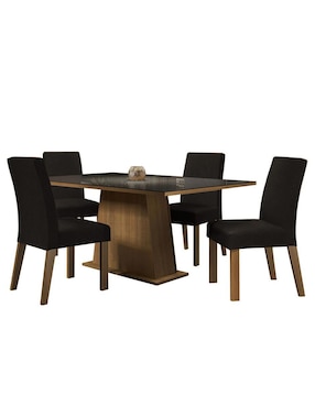 Comedor Sabrina Madesa para 4 personas