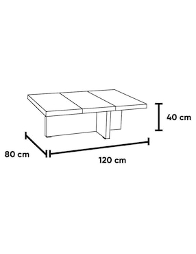 Mesa de centro Iberia Kessa