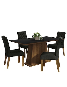 Comedor Ashley Madesa para 4 personas
