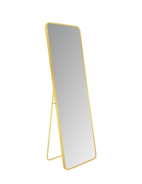 Espejo Rectangular Mobi Muebles Lucia Oro