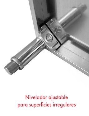Mesa auxiliar cocina Mindejal de acero inoxidable