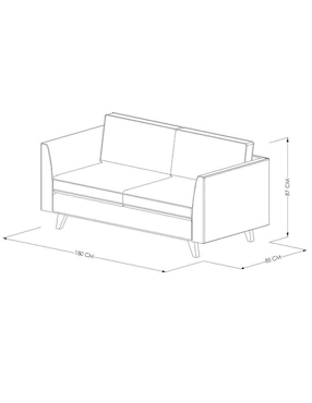 Love seat Dixy Danish